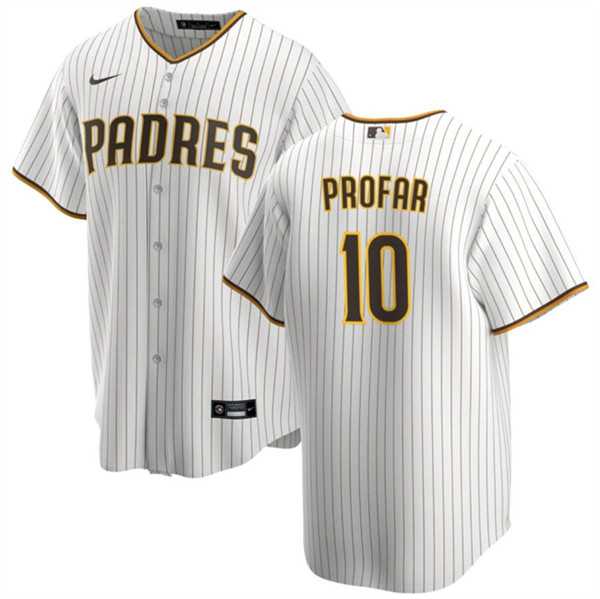 Men%27s San Diego Padres #10 Jurickson Profar White Cool Base Baseball Stitched Jersey Dzhi->san diego padres->MLB Jersey